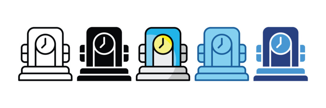 Time Machine  Icon Set Multiple Style Collection