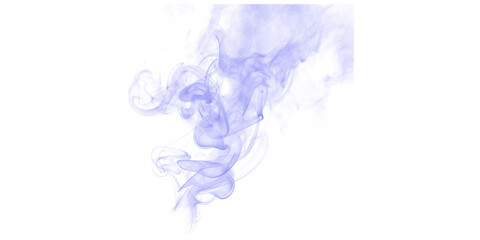 Purple blue ethereal smoke swirls on black background mystical vapor abstract magic fog incense wisps motion design form © Official Design