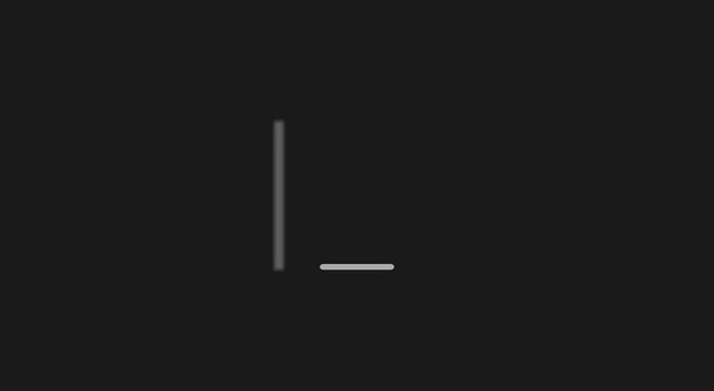 Minimalist loading spinner animation for digital user interface animation