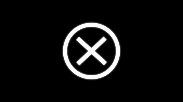 2d animation 4k checkmark, successfully done, approved sign, tick icon isolated on white background