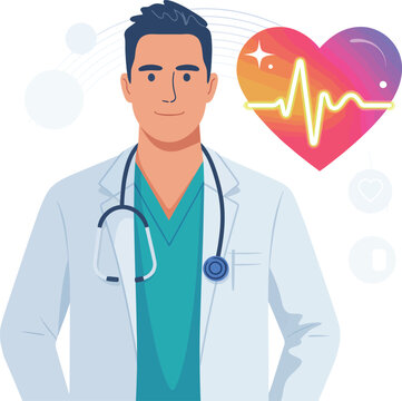 Cardiologist, Heart Specialist, Doctor of heart concept