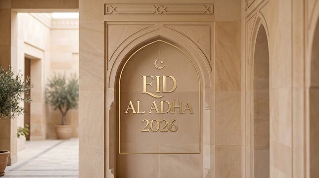 Old wooden door with fid al arish 2015 engraving