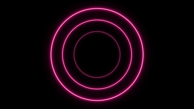  light Radio wave diffusion Isolated.network tower produced radio wave concept. Radio Waves in Circle Form, Radio wave signal animated background. Technology radio waves signal icon animation.