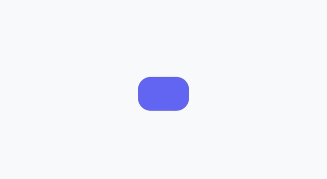 Minimalist purple rounded rectangle loading animation on white animation
