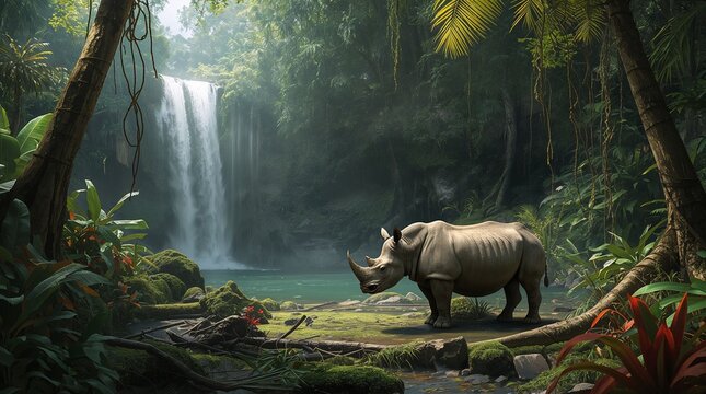  Javan rhinoceros ai