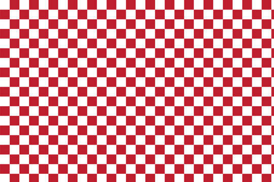 Abstract vector seamless pattern with distorted cage in y2k style. Twisted checkered funky background. 90s, 00s aesthetic. Retro wavy psychedelic checkerboard