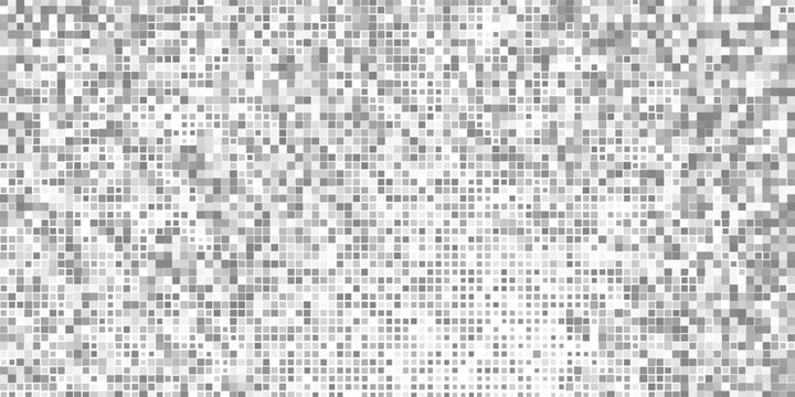 Geomatric shape pixelet glitch seamless pattern modern creative texture background noise halftone abstract square repeatable grid wallpaper