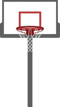 Basketball hoop with net and backboard slam dunk alley oop three pointer basketball backboard recreation equipment competition athletic challenge concentration determination