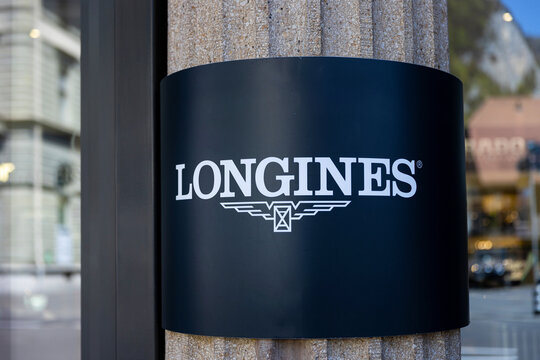 interlaken, bern, switzerland - 25 04 2026: a longines sign