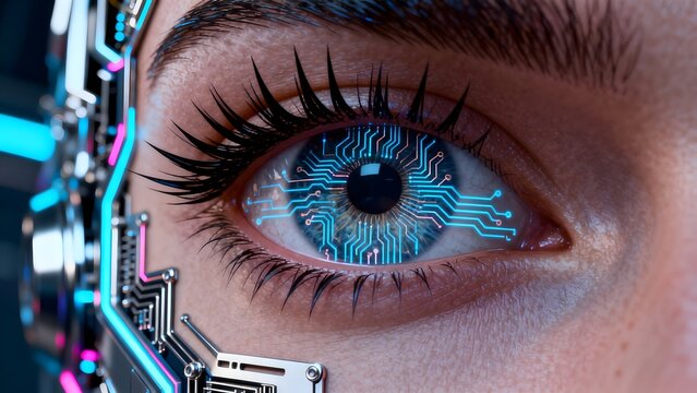 Cybernetic eye with circuit design