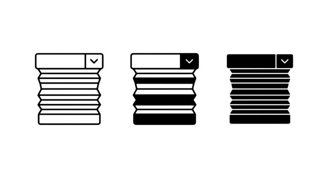 Dropdown Menu Icons, Web Interface Elements, UI Design Components, User Experience Icons