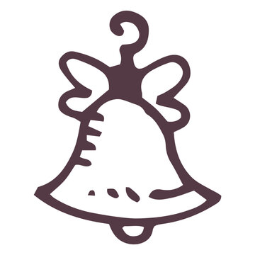 Bell hand drawn icon 56