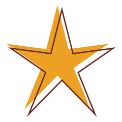 Obraz premium Sharp star cartoon 01