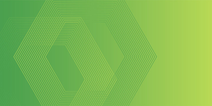 Abstract green hexagon background. hexagon shapes composition. Vector illustration simple