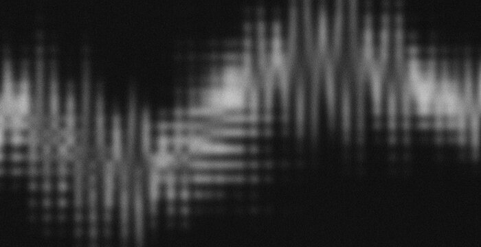 Abstract grayscale pattern with vertical bands and soft gradients. Dark tones contrast with faint light streaks across the frame. Ideal for modern design, tech, or artistic background contexts