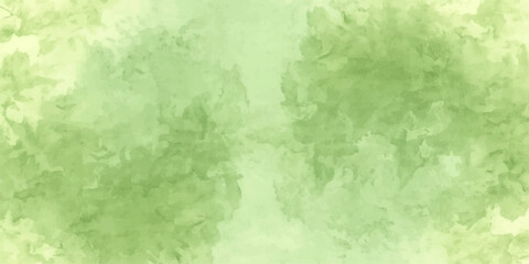 Fototapeta premium A vintage green grunge paper texture with an aged parchment pattern and rough paint surface creates an ancient blank backdrop for antique art design