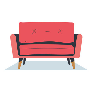 Single seat sofa flat