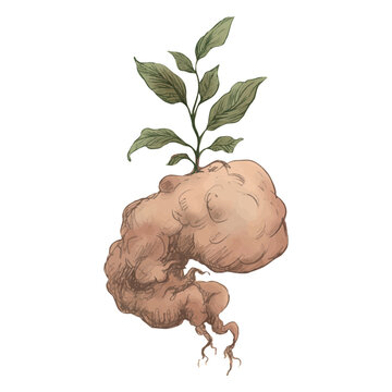 Bewitched mandragora