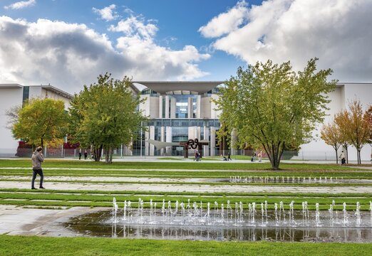 Chancellery, Government District, Berlin-Mitte, Berlin, Germany
