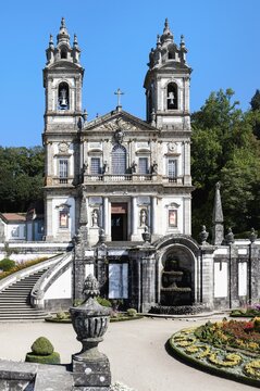 Santuario do Bom Jesus do Monte, Good Jesus of the Mount sanctuary, Church, Tenoes, Braga, Minho, Portugal