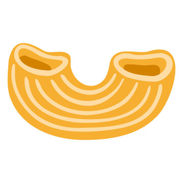Playful macaroni illustration
