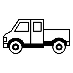 Stylish pickup truck illustration © Vexels