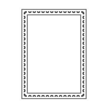 Decorative floral star Greek frame with seamless ornamental styling for luxury certificates, invitations, and branding projects.