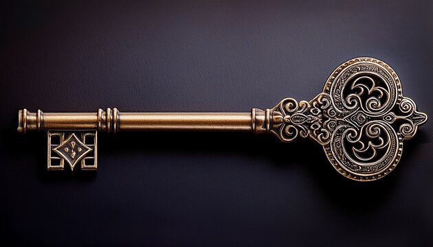 ornate antique skeleton key