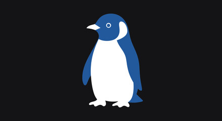 Little penguin standing on ground. © Ahmad