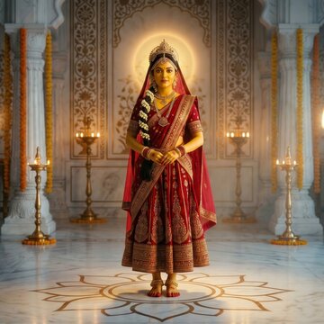 Royal Goddess Sita In Mithila Palace