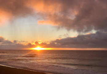 Obraz premium Hawaiian beach sunrise 