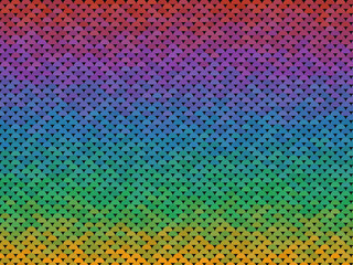 Decorative Semicircle Scale Pattern Trendy Fashion Texture © iushakovsky