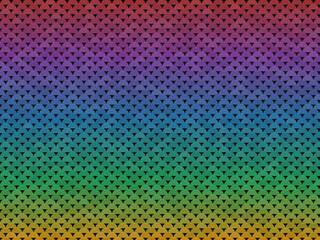 Fish Scale Mermaid Pattern Colorful Abstract Background Vector © iushakovsky