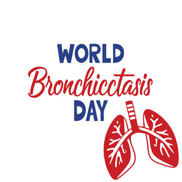 world bronchiectasis day, heart, bronchiectasis, day, logo, text, word, concept, illustration, sign, symbol, vector, design, vintage, retro, icon, tag, 3d, card, banner, poster, sticker