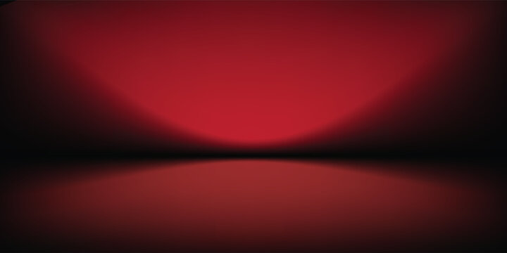 Abstract gradient podium background. red, red and lilac empty 3d studio backdrop. Clean scene for product presentation mockup template. vector