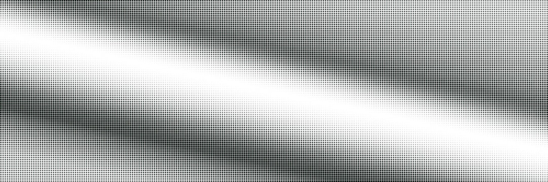 Abstract bitmap texture with green pixel dither pattern and glitch transitions. Digital halftone gradient background featuring retro manga effect and Y2K overlay design.