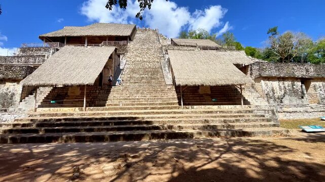 Acropolis in Ek Balam. Yucatan, Mexico