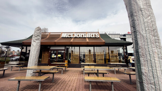 05.12.2026, Zory, Poland. McDonald&rsquo;s restaurant exterior