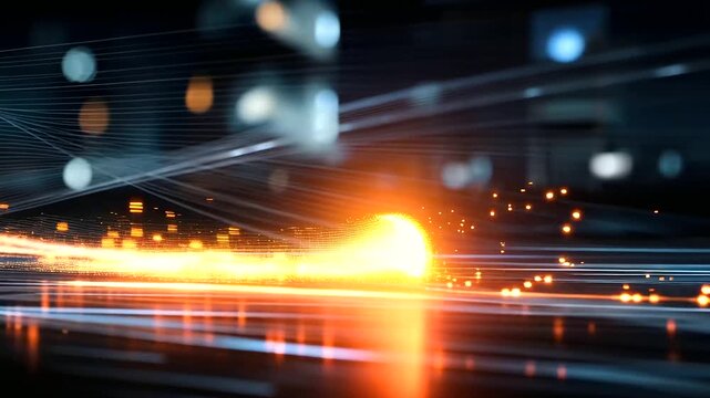 AI-powered long-horizon insight assessment concept with glowing temporal analytics depth, extended foresight indicators, and long-range strategic intelligence visualization on a