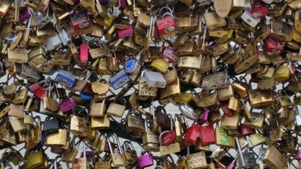 Puente de los candados de París, Pont des Arts (Puente de las Artes) © JLTaglia