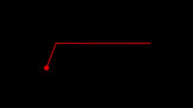 Futuristic viewfinder of the future. HUD graphics around the edges for use in movies, Technological HUD template callout for text animation