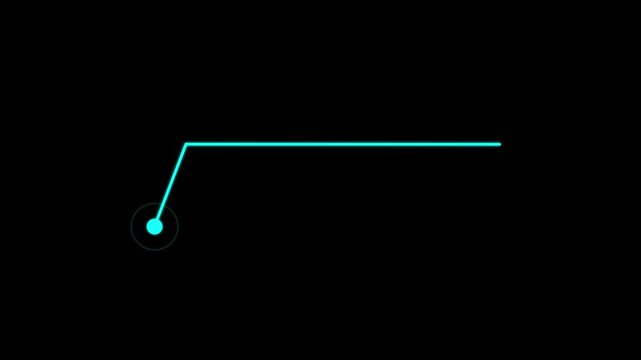 Futuristic viewfinder of the future. HUD graphics around the edges for use in movies, Technological HUD template callout for text animation