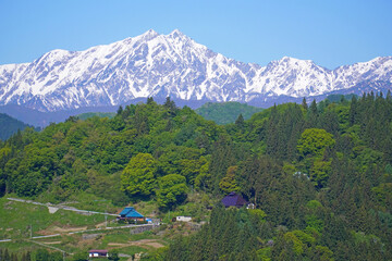 小川村から眺めた北アルプス © sunftaka77