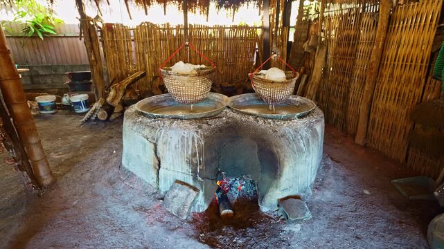 This historic salt village offers visitors a glimpse into Northern Thailand&rsquo;s living heritage, showcasing time honored techniques passed down through generations Traditional salt boiling method