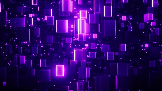 4K Ultra HD footage of a mega motion graphics background pack showcasing vibrant neon speed lines, cyber tech loops, AI dream gradients, and futuristic digital media transitions.