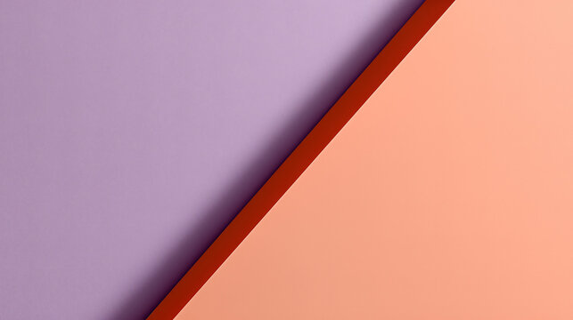 Soft Lavender and Peach Orange Abstract Background with Dark Red Diagonal Accent for Modern Design