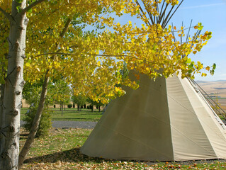 Teepee Village - Part of the Pendleton Round-Up - Oregon © James Cottingham