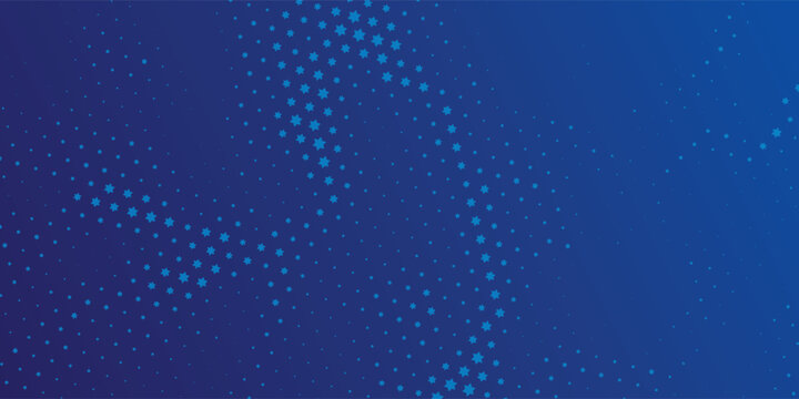 Abstract Blue Halftone Dot Gradient Background with Modern Geometric Pattern. Modern terendy desigran in vector illusttion