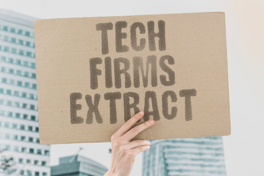 "Tech Firms Extract" Tech firms extract from indigenous territories as colonizers did. TECHNOLOGY. INDIGENOUS. TERRITORIES. COLONIAL. GOVERNMENTS.