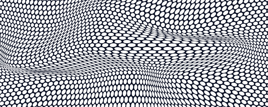 Point wave noise texture. Abstract dot background. Technological cyberspace background.